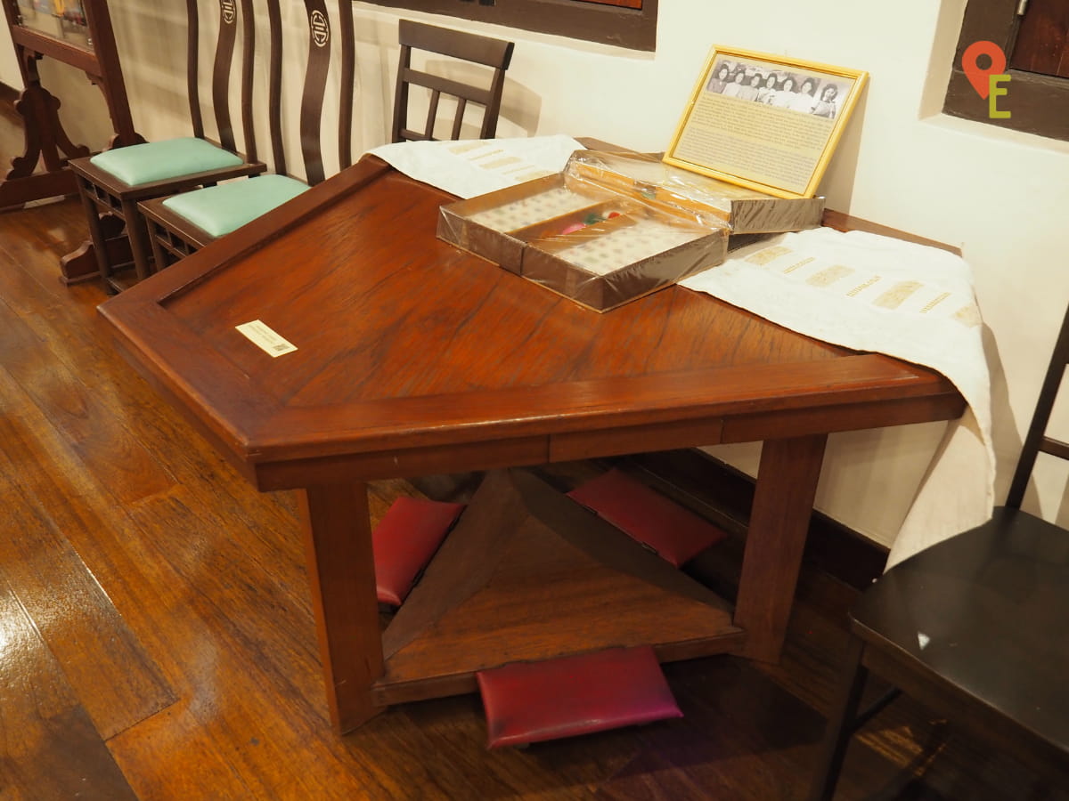 3-Player Mahjong Table On Display At Arlene House (Chung Thye Phin Building)