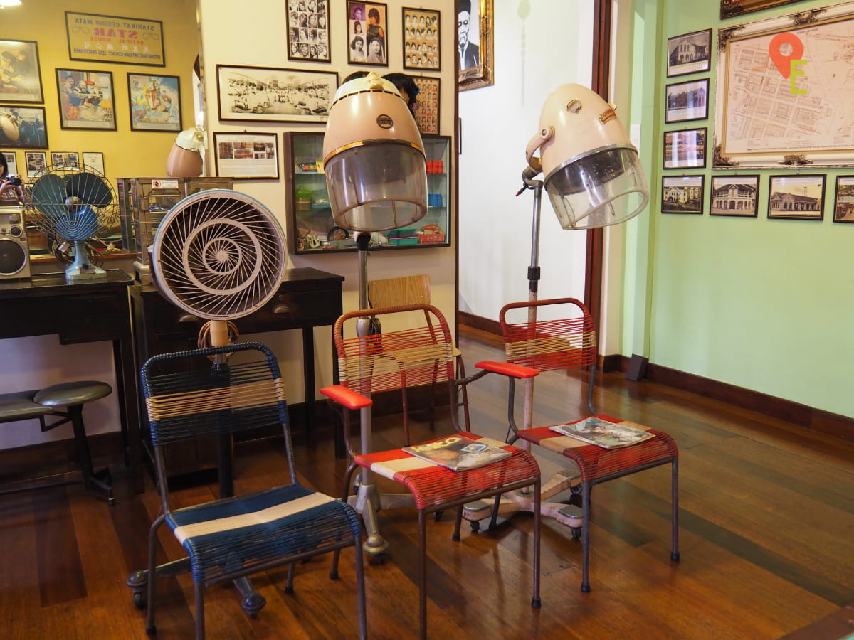 Antique Salon Equipment On Display At Arlene House (Chung Thye Phin Building)