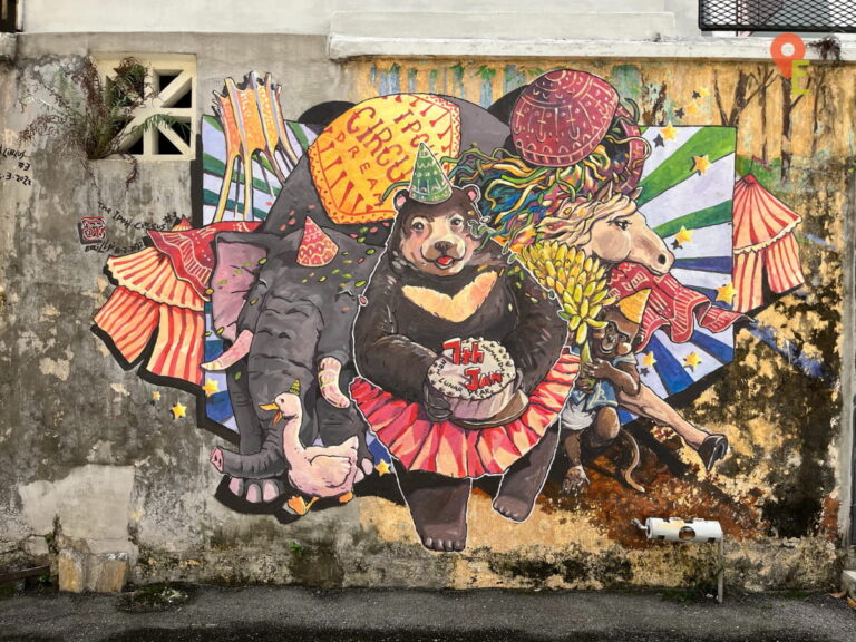 Mural Art’s Lane – Where Many Street Murals Are In Ipoh