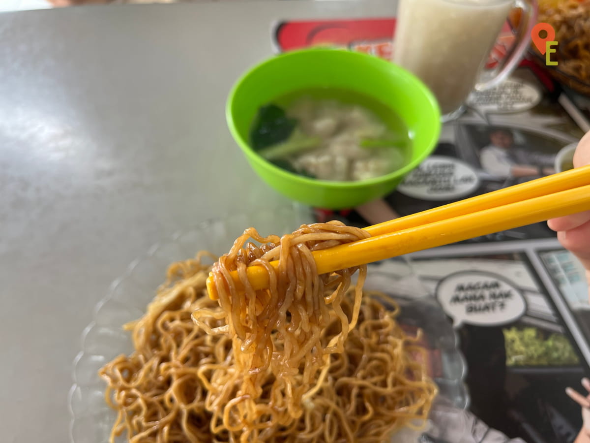 Close Up Of Min Chee Wan Ton Mee At Ipoh Stadium