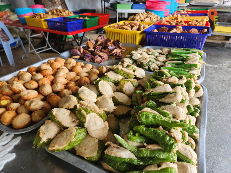 Close Up Of Yong Tau Foo At Choong Kee Pokok Besar Restaurant