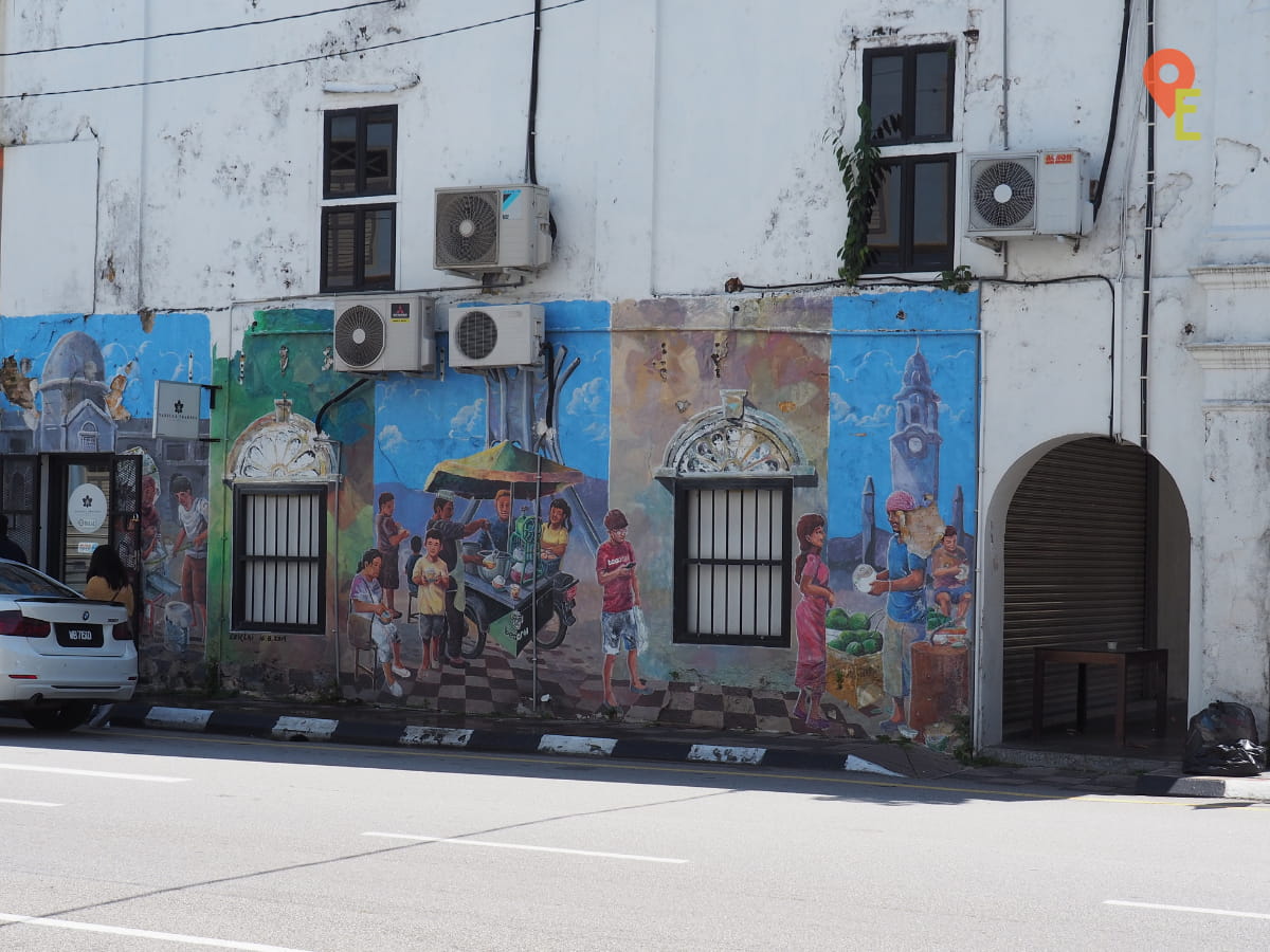 Colorful Street Art By Eric Lai In Ipoh Old Town