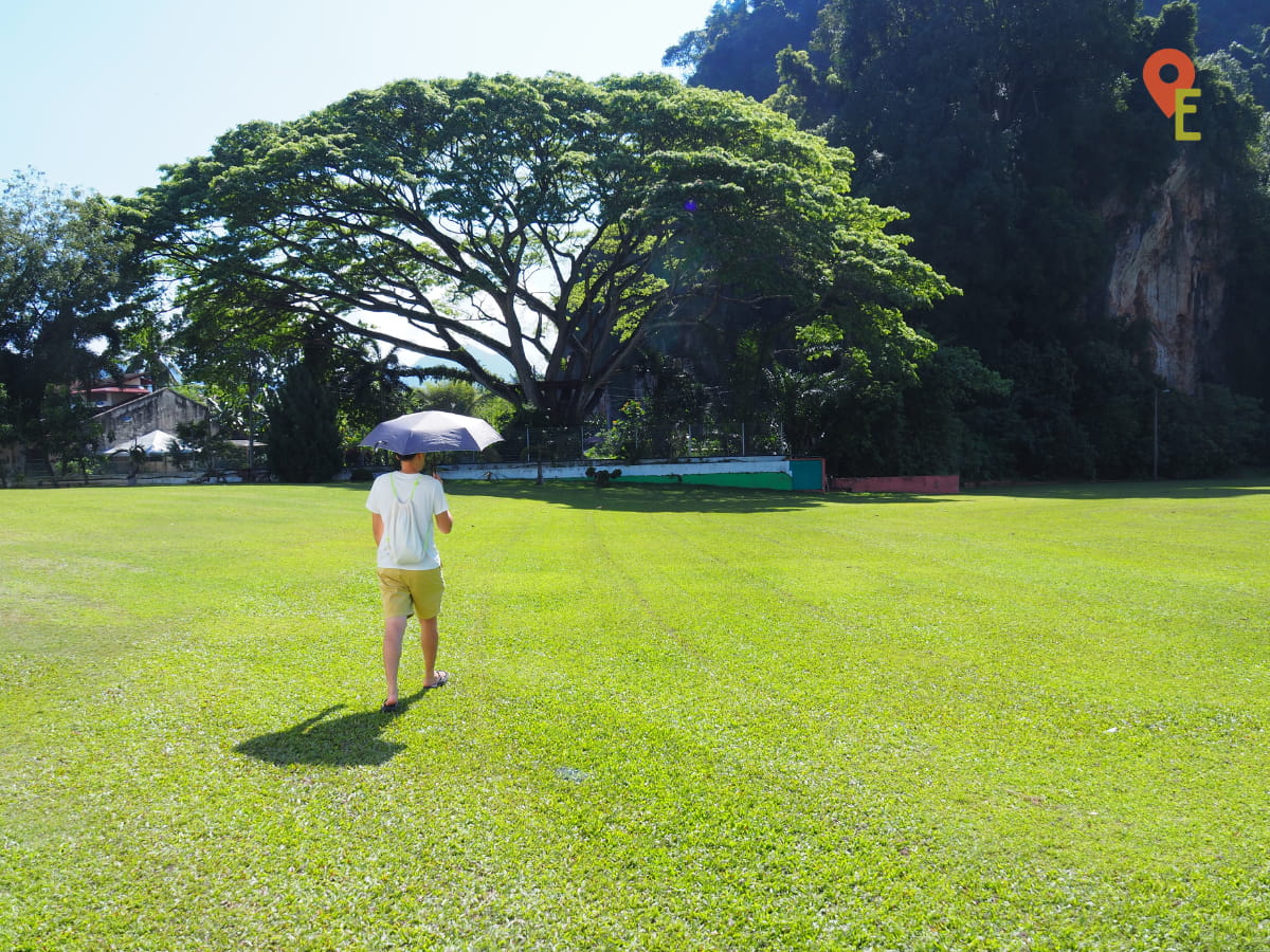 Crossing The Polo Club Field During Midday