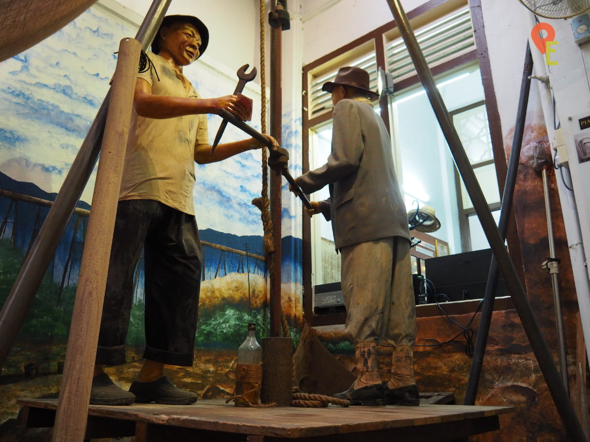 Exhibit Of Prospectors At Work In Han Chin Pet Soo Museum