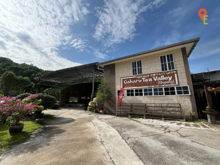 Main Visitor Building At HOGA Gaharu Tea Valley In Gopeng