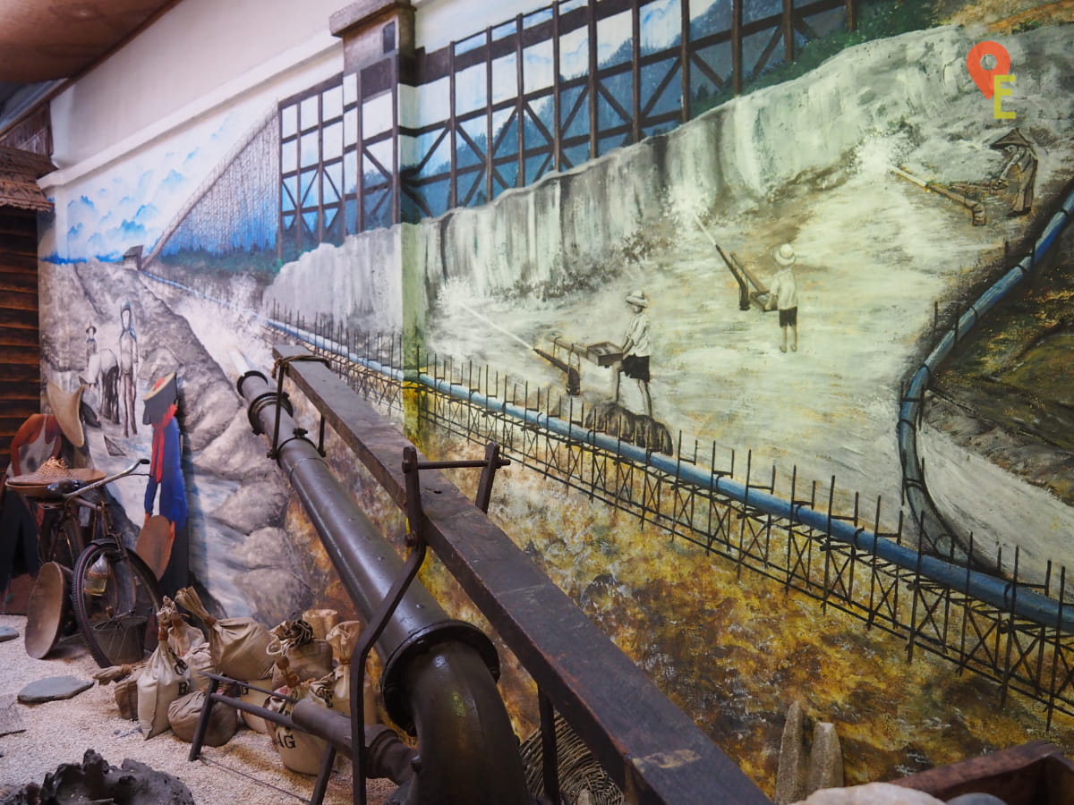 Mural Of Open Cast Mining At Han Chin Pet Soo Museum