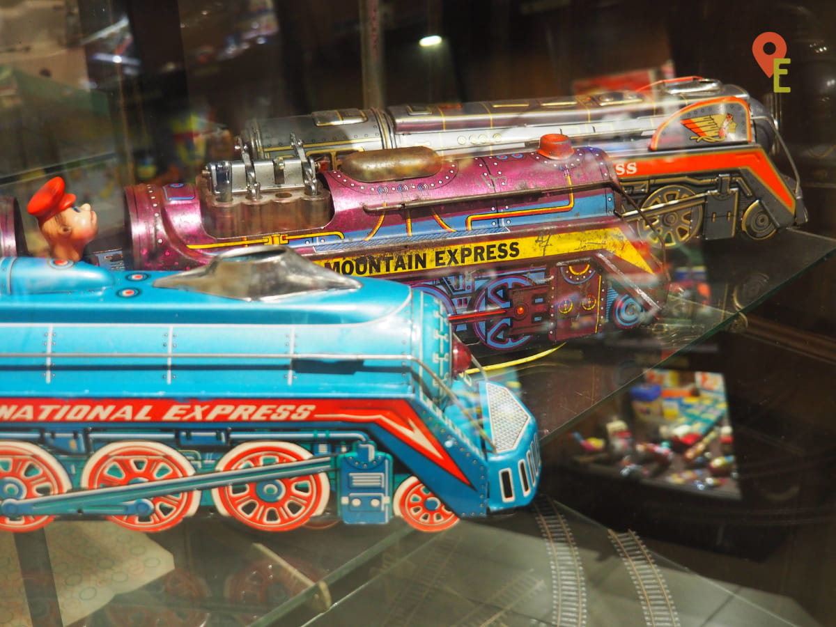 Old Train Toys On Display At Arlene House (Chung Thye Phin Building)