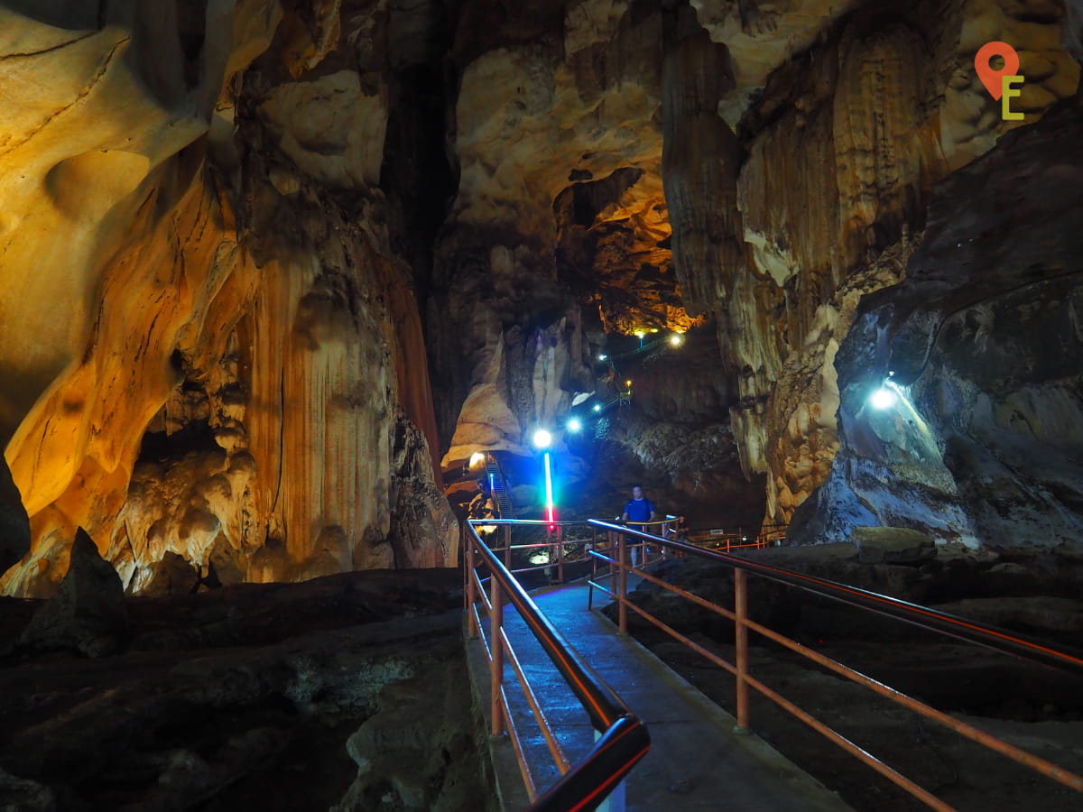 Part Of The Walkway Through Gua Tempurung