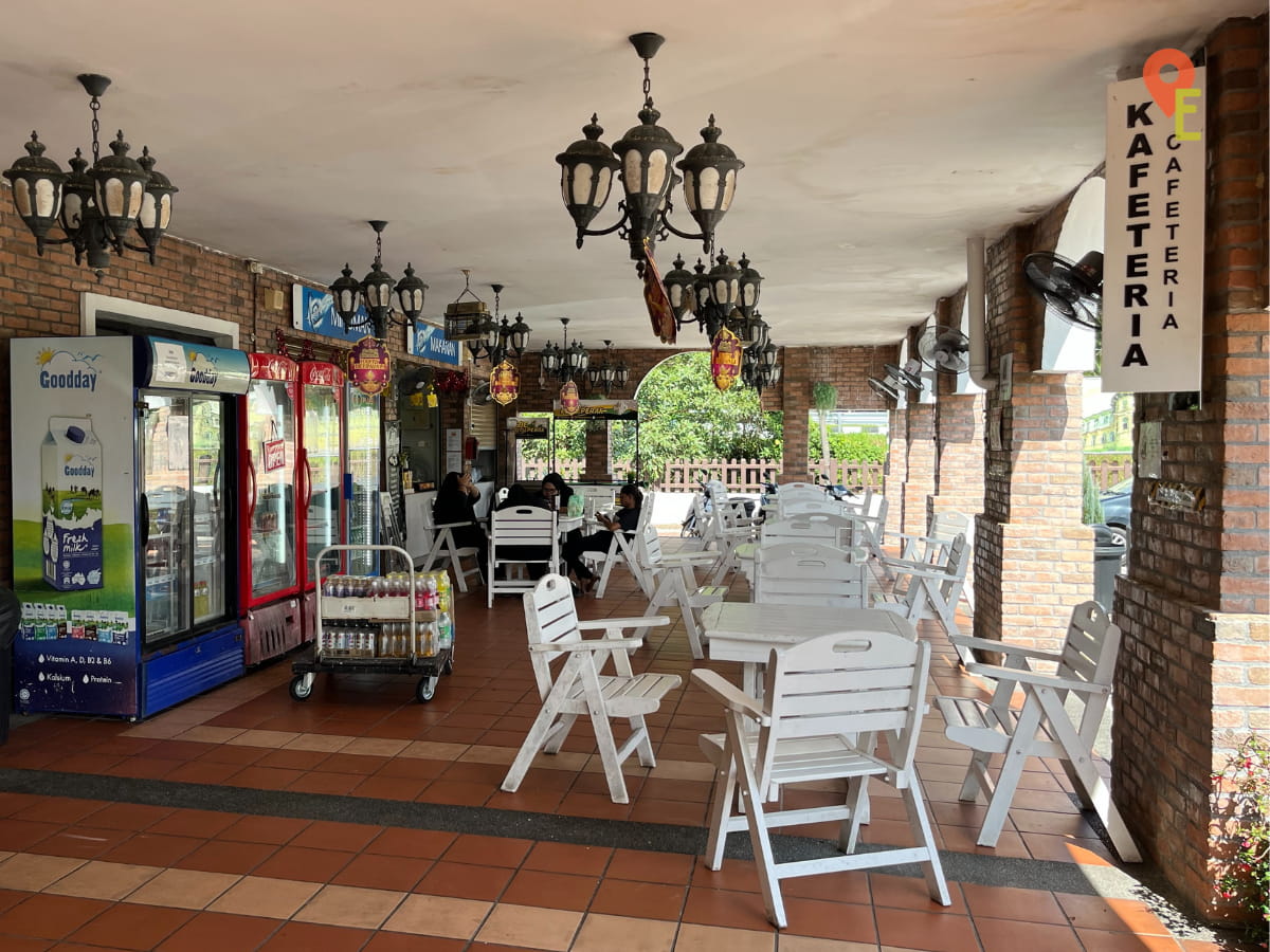 Simple Cafe At The Visitor Center Of Kellie's Castle