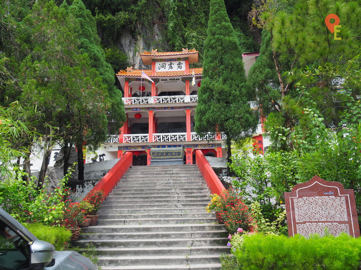 Stairs Up To Perak Cave Temple