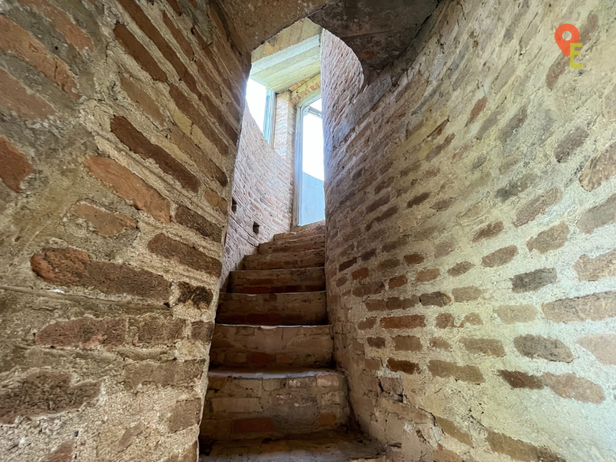 Steep Spiral Staircase To A Hidden Room In Kellie's Castle