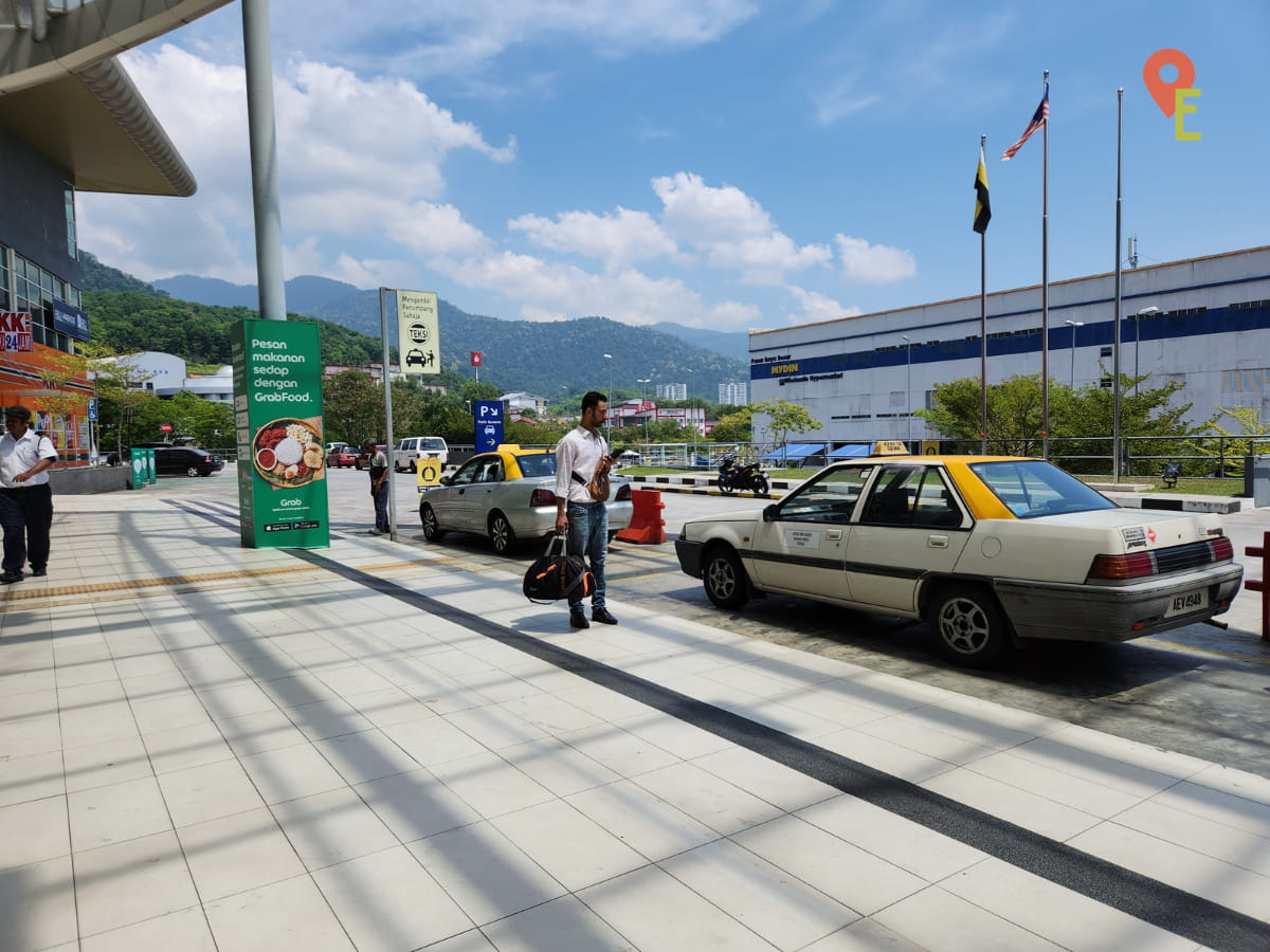 Taxis Outside Ipoh Amanjaya Bus Station