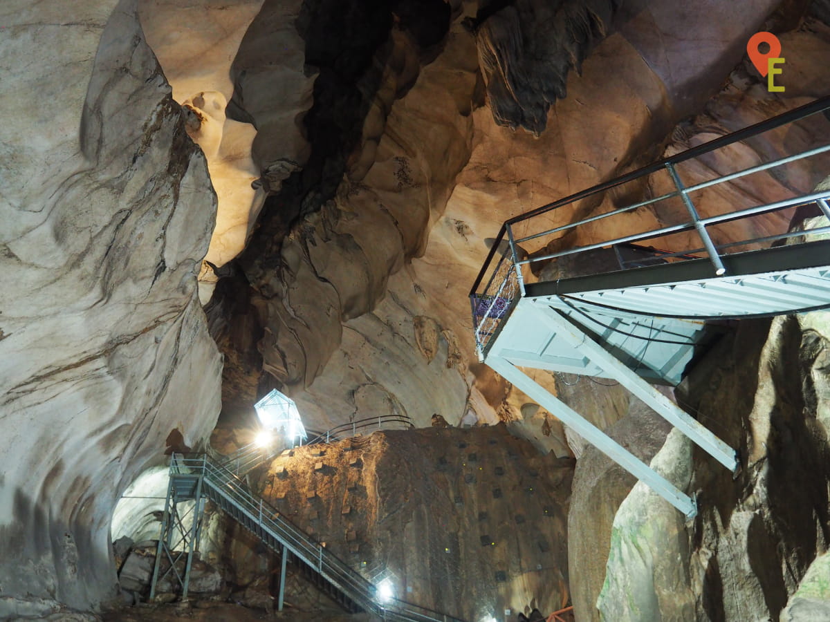 The Cave Ceiling Is Very High In Gua Tempurung