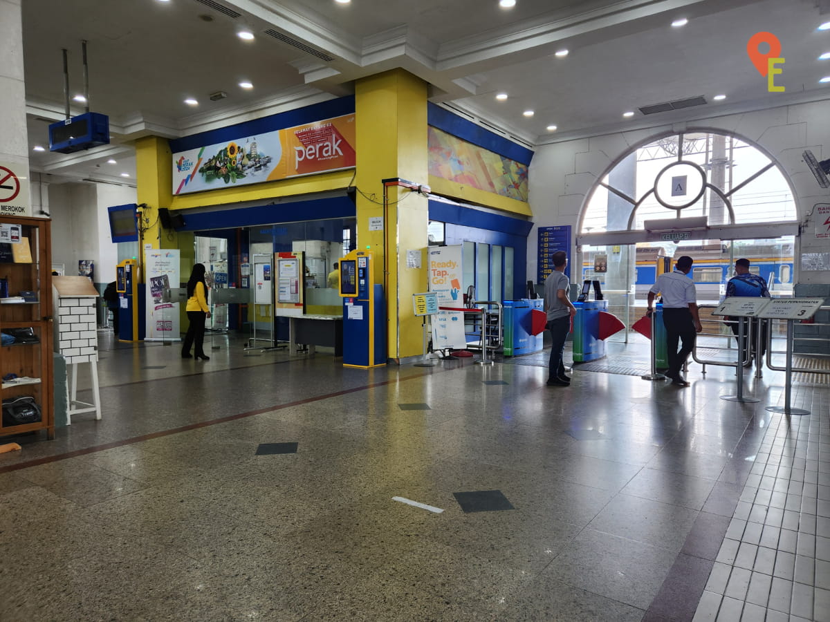 Ticket Counter Inside Ipoh Railway Station