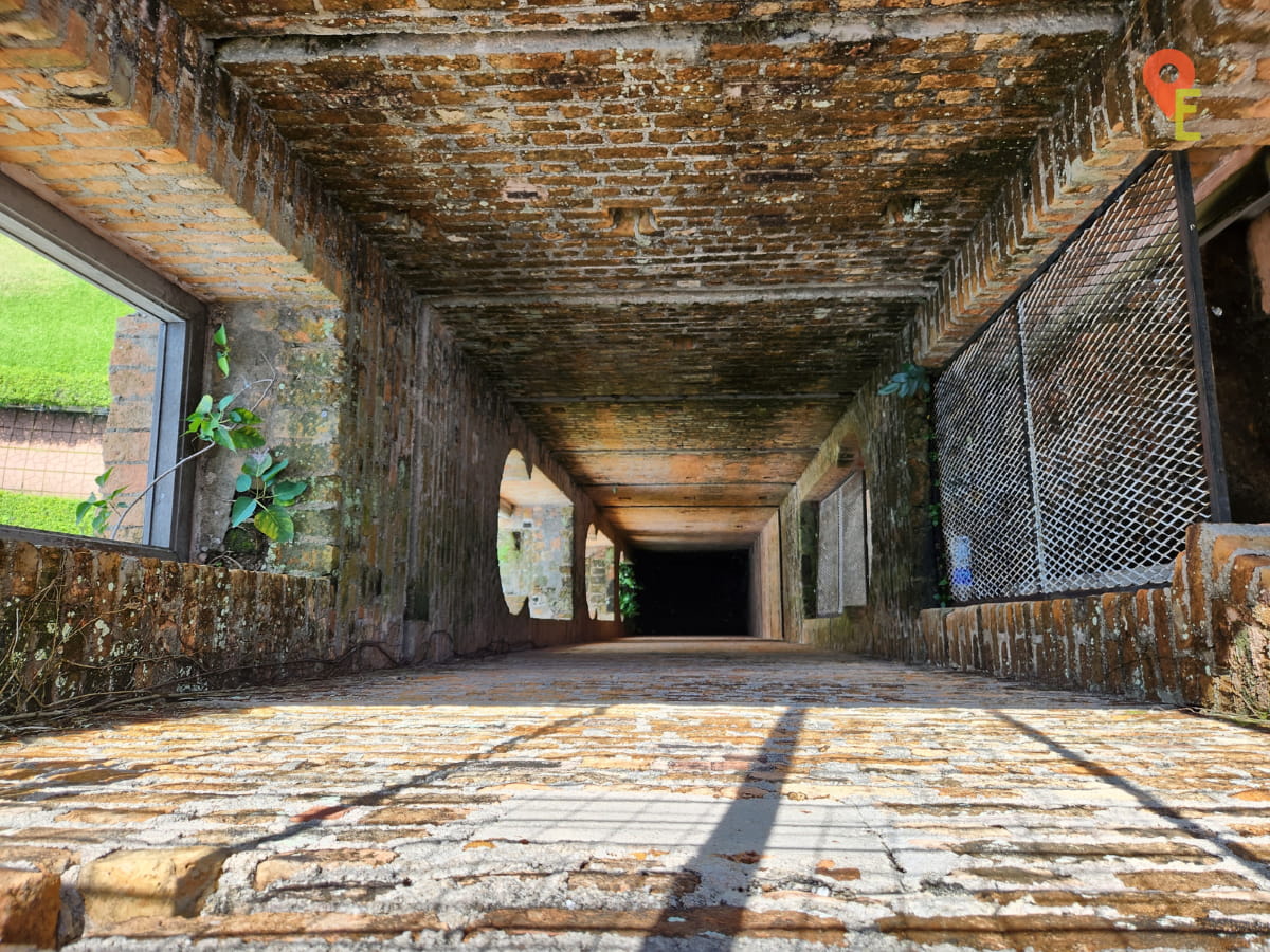 View Of The Lift Shaft From The Top Of Kellie's Castle